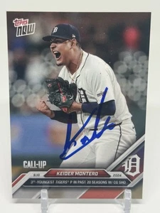 2024 Topps Now #675 Keider Montero Rookie Pitches Shutout SIGNED - Picture 1 of 2