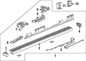 Genuine GM Driver Side Assist Step Switch 84115921 - Picture 1 of 2