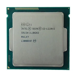 Intel Xeon E3-1220 V3 3.1GHz 8MB 4 Core 4 Threads SR154 LGA1150 CPU Processor - Picture 1 of 4