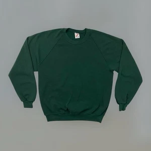 Sudadera Pullover Raglán Atlética Jerzees Años 80 De Colección Adulto XL Verde Esencial EE. UU. - Imagen 1 de 3