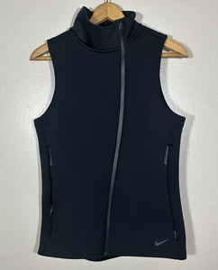 NIKE US Gilet Donna Nero Elasticizzato Scuba Therma Sphere Max Caldo Taglia M - Foto 1 di 10