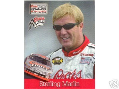 2004 STERLING MARLIN "COORS LIGHT" #40 NASCAR POSTCARD Cover