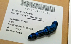 NSN 4730-00-197-2914 ELBOW TUBE P/N AN837-2D - Bild 1 von 2