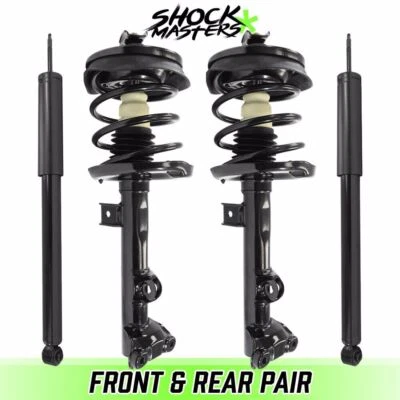 Front Complete Struts Rear Shocks for 2001-2005 Mercedes C320 RWD W203 - Imagem 1 de 4