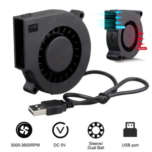 1Pc DC 5V 5015 7515 7525 mm Blower Radial Cooling Fan Hotend Extruder 3D Printer - Afbeelding 1 van 23