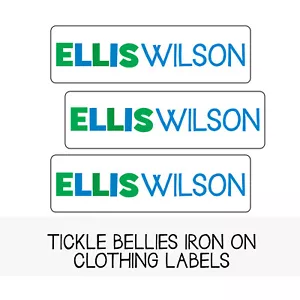 Boy Clothing Tag Labels | Custom Name Labels | Iron On Clothing Labels - Picture 1 of 5