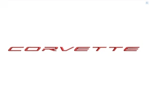 2023-2025 Corvette c8 z06/E-Ray Rear Emblem in Edge Red GM OEM NEW 86526371 - Bild 1 von 2