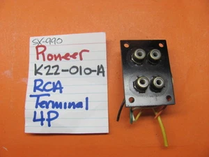 📈PIONEER K22-010-A 4P RCA TERMINALE SX-990 RICEVITORE STEREO - Foto 1 di 3