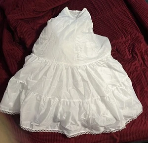 Davids Bridal Crinoline Petticoat Slip Prom Wedding Dress Style 603 Sz 6 White - Picture 1 of 4