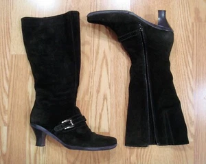 La Canadienne Damen Wildleder Stiefel - Damen - Schwarz - 8 1/2 Medium - Modell - 16138 - Bild 1 von 3