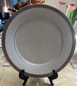 Juego de 4 platos de cena de platino buffet de la Royal Gallery - Imagen 1 de 3