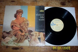 JULIE LONDON ( WHATEVER JULIE WANTS ) ORIG 1961 VINYL 1st press PROMO LP vg+ - Picture 1 of 1