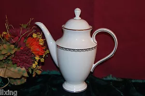 Cafetera Lenox Serpentine Platinum Totalmente NUEVA con etiquetas Cafetera $299 EE. UU. 1a Q - Imagen 1 de 2