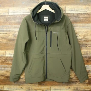Simms Men's hooded Jacket Size M Full Zip Lined - Picture 1 of 10