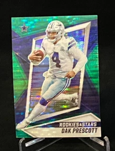 2021 Rookies & Stars Green Pulsar Prizm #79 Dak Prescott 04/25 = Jersey Number! - Picture 1 of 2