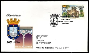 Chile 1997 FDC Scott N° 1216 Centenary Providencia VF - Picture 1 of 1