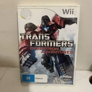 NINTENDO WII GAME TRANSFORMERS CYBERTRON ADVENTURES PAL INCLUDES MANUAL - Picture 1 of 3