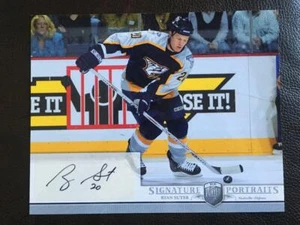 RYAN SUTER AUTOGRAPH 8X10 PHOTO BE A PLAYER SIGNATURE PORTRAITS UD AUTHENTIC RC - Picture 1 of 2