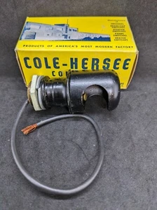 NOS 30s 40s 50s 6V BLACK DASH MAP LAMP LIGHT W/ WIRE LEAD MOPAR FOMOCO GM  - Picture 1 of 6