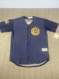 Maillot Jake Arrieta Chicago Cubs bleu cool base homme taille Lg avec étiquettes - Photo 1/8