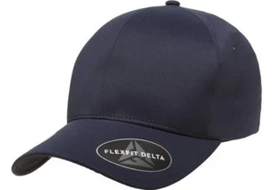 Flexfit Delta 180 Seamless Carbon Cap Fitted Baseball Hat Performance Blank - Picture 1 of 49