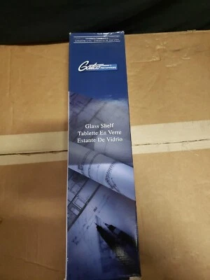 Estante de vidrio fino para artículos de baño GATCO Foto 1 de 2