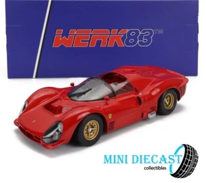 1966 FERRARI 330 P3 4.0L V12 SPIDER RED 1:18 SCALE BY WERK83 - Picture 1 of 6