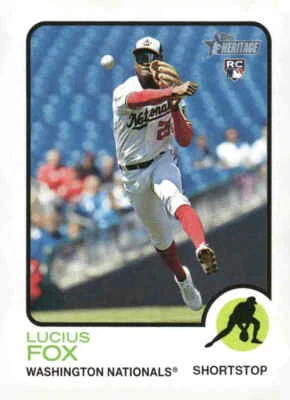 2022 Topps Heritage #618 Lucius Fox - Image 1 of 2
