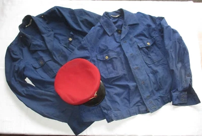 2x DDR Uniformjacke + Schirmmütze Reichsbahn Bahnhofsvorsteher (117807) - Bild 1 von 4