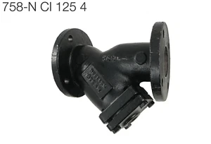 Y Strainer 4" Flanged Class 125 Mueller Steam Specialty 758-N CI 125 Cast Iron - Picture 1 of 12
