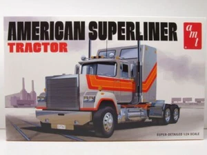 Tractor American Superliner Semi Tractor kit de plástico modelo de coche 1:24 - Imagen 1 de 3