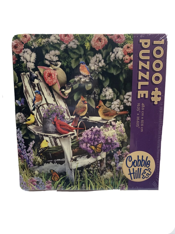 "Rompecabezas Cobble Hill 1000 piezas Summer Adirondack Birds 19,25"" x 26,625""" Foto 1 de 4