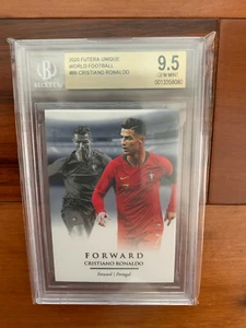 2020 Futera Unique World Football PortugaI CRISTIANO RONALDO BGS 9.5 - Picture 1 of 1