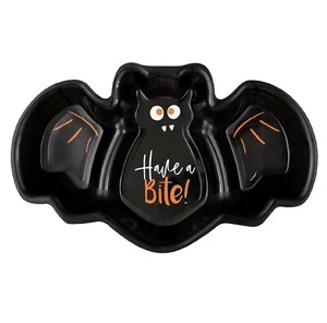 Bat Shaped Halloween Tray "Have a Bite" Serving Tray - Picture 1 of 5