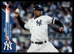 2020 TOPPS MINI BLUE - Luis Severino /10 New York Yankees #669 - Picture 1 of 2