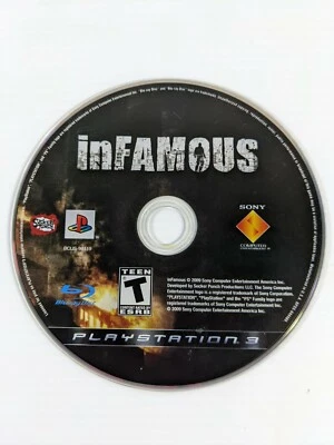 inFamous (Sony PlayStation 3) - Disc Only - - Image 1 of 2