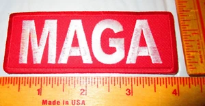 Trump MAGA patch presidential candidate political collectible biker vest emblem - Picture 1 of 1