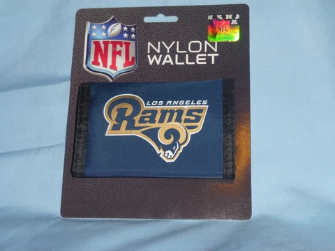 LOS ANGELES RAMS    Nylon TriFold WALLET     by Rico   NIP Cover
