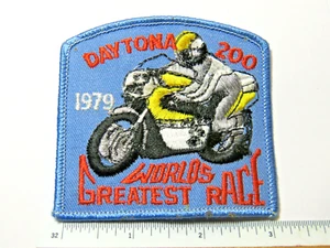 1979 Daytona 200 Motorcycle Racing Patch Badge    - Picture 1 of 3