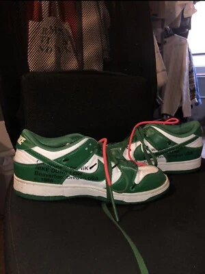 nike dunk low off white green - Immagine 1 di 4