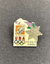 Home Depot Collectible Apron Pin - USA Olympic Team 2006 Italy Winter Olympics