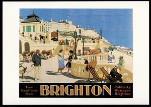 Brighton Southern Railway Poster Advertising Judges Postcard - Picture 1 of 2
