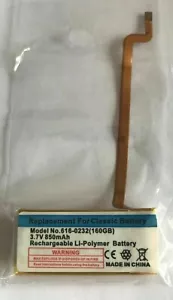 NUOVA batteria di ricambio per Apple iPod Classic 5a, 6a generazione —SPESSA— 850 mAh - Foto 1 di 1