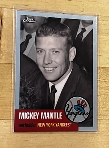 2007 Topps Chrome Mickey Mantle MMS24 New York Yankees Insert - Picture 1 of 2