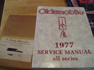 1977 OLDSMOBILE PROFESSIONAL SERVICE MANUAL BRAND NEW-OLD STOCK - Picture 1 of 4