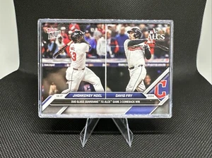2024 Topps Now David Fry Jhonkensy Noel #848Cleveland Guardians ALCS HR - Picture 1 of 2