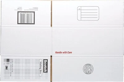 Scotch Mailing, Moving, and Storage Box, 14" x 10" x 5-1/2", 8 - Pack (8006) - Image 1 of 3