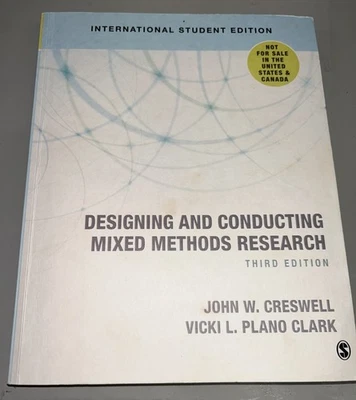 Designing Conducting Mixed Methods Book Research International Student Edition J - Image 1 of 3
