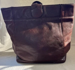 Ellington Portland Oregon braun Leder Rucksack Schlüsselclip Innentasche gebraucht, in einwandfreiem Zustand - Bild 1 von 11