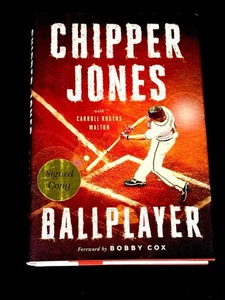 Chipper Jones Signed Book The Ballplayer  Atlanta Braves Baseball PSA Certified - Picture 1 of 2